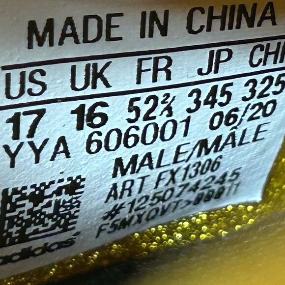 Adidas Freak Ultra 21 Boost Primeknit Yellow Football Cleat FX1306 Men's Size 17 - Picture 11 of 11